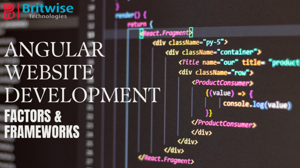 Angular Web Development - Britwise Technologies Pvt. Ltd.